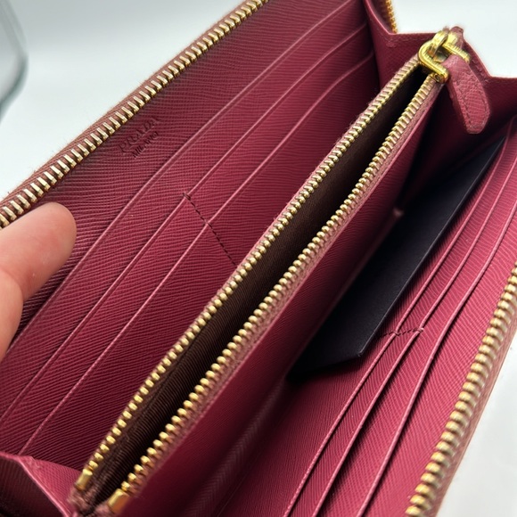 PRADA Saffiano Long Zip Wallet - Picture 7 of 10